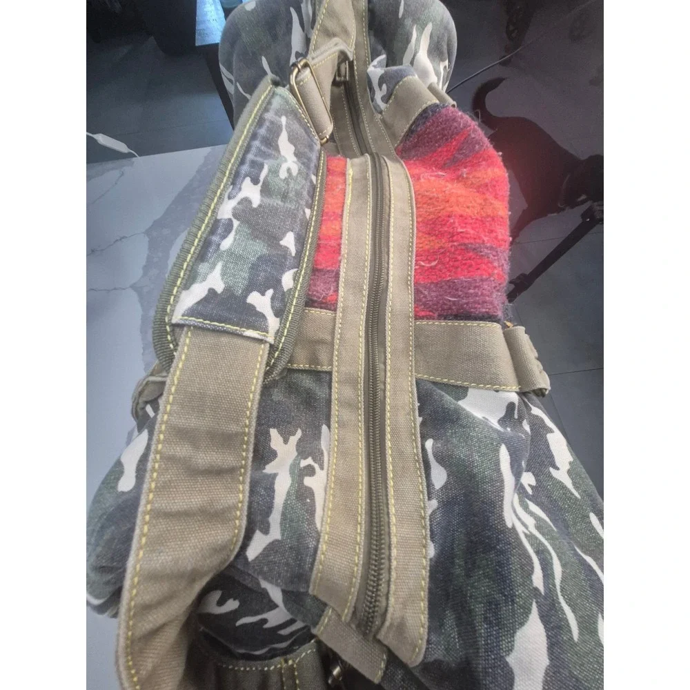 Tigerbear Republik Camo Southwestern Tapestry Duffel Bag Travel Weekender Gym